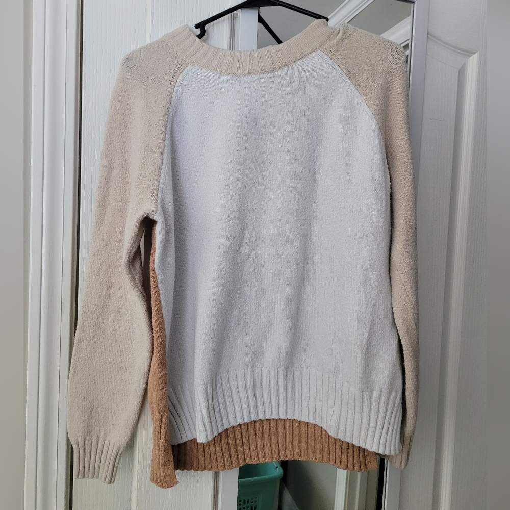 Time & Tru Colorblock Sweater